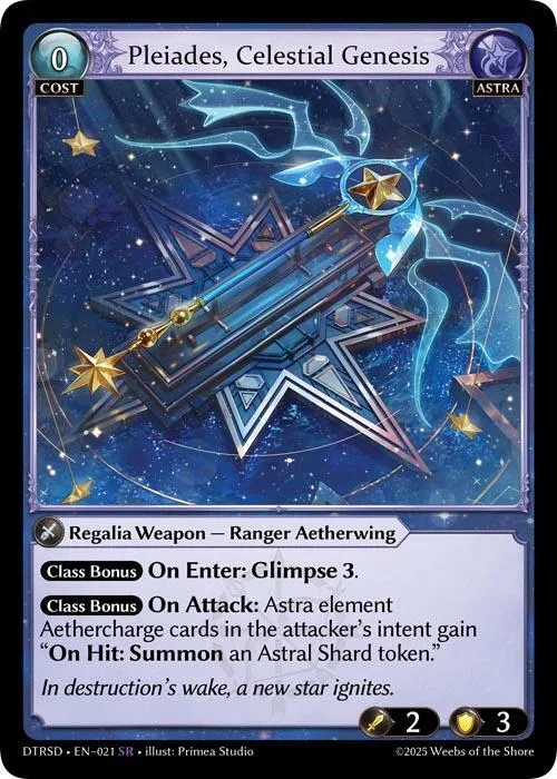 Pleiades, Celestial Genesis #21 – Distorted Reflections Starter Decks