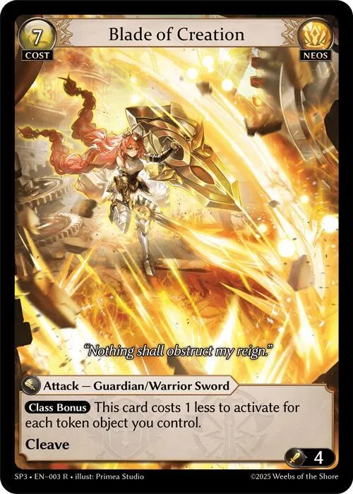 Blade of Creation #3 – Supporter Pack 3