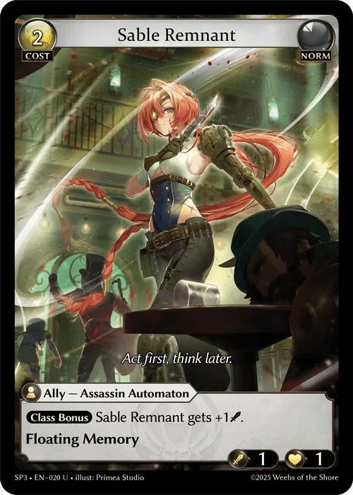 Sable Remnant #20 – Supporter Pack 3