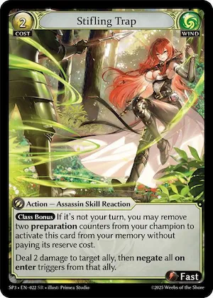 Stifling Trap #22 – Supporter Pack 3