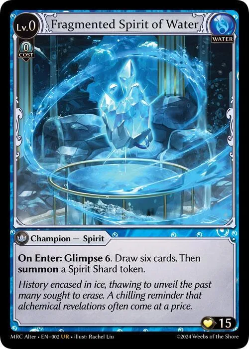 Fragmented Spirit of Water #2 – Mercurial Heart Alter Edition