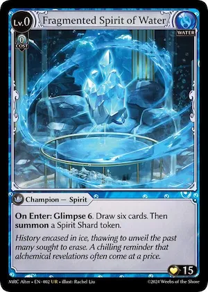 Fragmented Spirit of Water #2 – Mercurial Heart Alter Edition