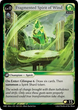 Fragmented Spirit of Wind #3 – Mercurial Heart Alter Edition