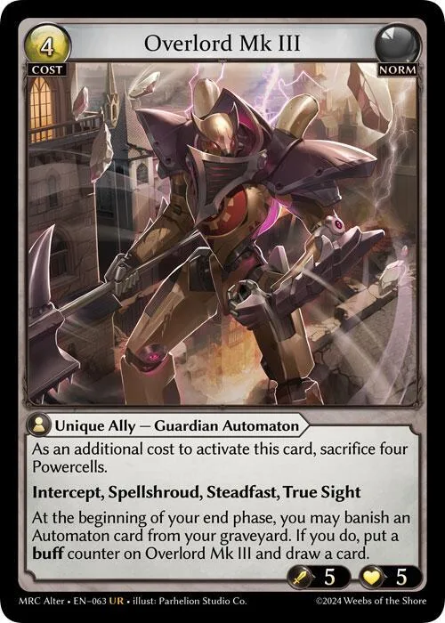 Overlord Mk III #63 – Mercurial Heart Alter Edition