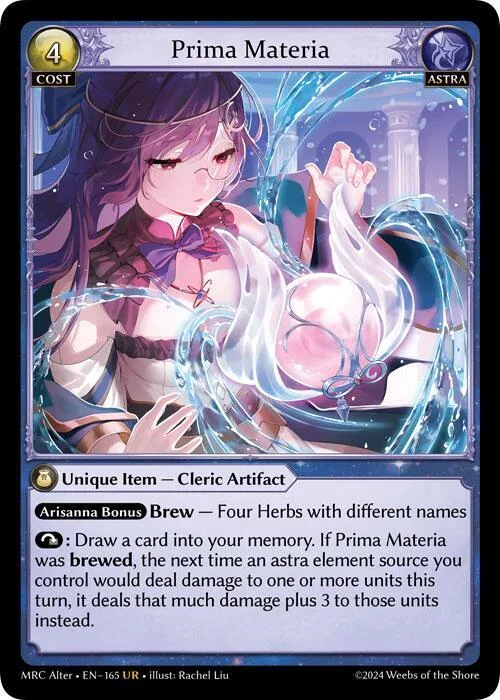 Prima Materia #165 – Mercurial Heart Alter Edition