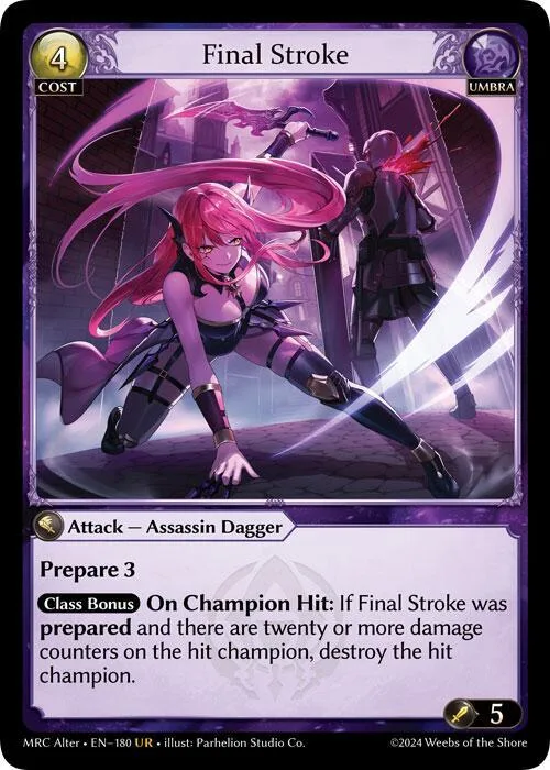 Final Stroke #180 – Mercurial Heart Alter Edition