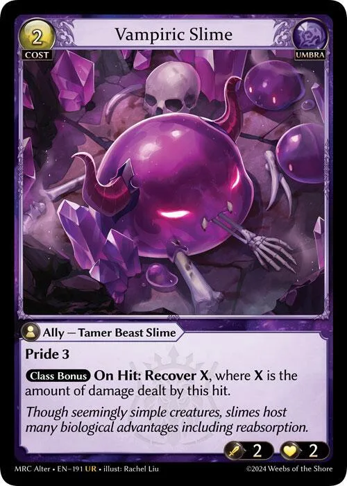 Vampiric Slime #191 – Mercurial Heart Alter Edition