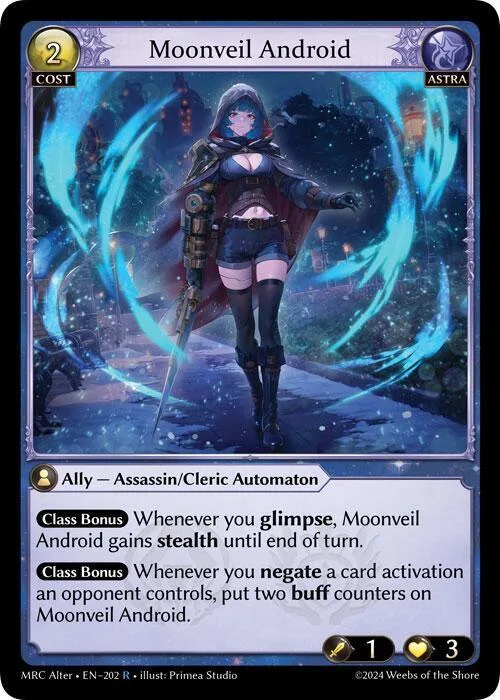 Moonveil Android #202 – Mercurial Heart Alter Edition