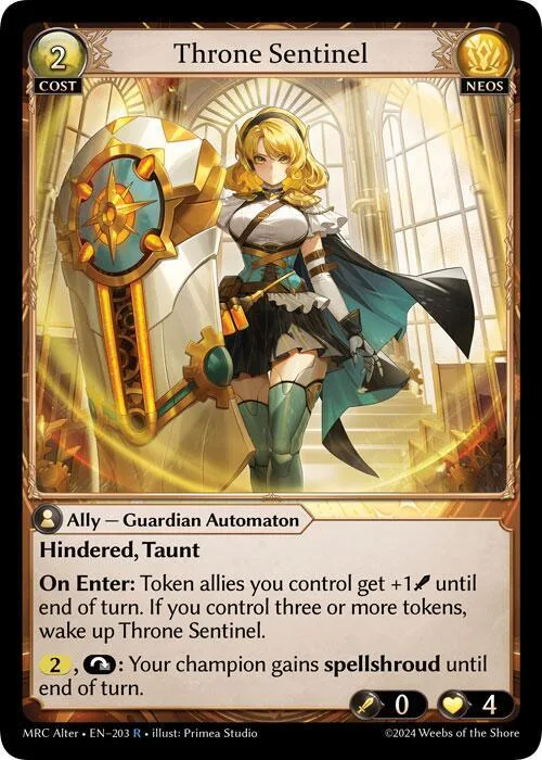 Throne Sentinel #203 – Mercurial Heart Alter Edition