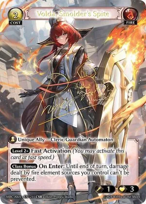 Volda, Smolder's Spite (CSR) #211 – Mercurial Heart Alter Edition