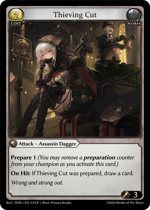 Thieving Cut #19 – Tristan, Shadowdancer Re:Collection Lite