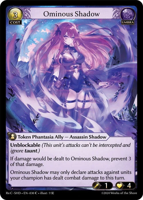 Ominous Shadow #30 – Tristan, Shadowdancer Re:Collection Lite