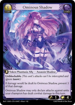 Ominous Shadow #30 – Tristan, Shadowdancer Re:Collection Lite