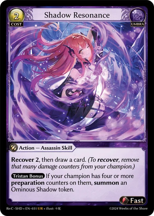 Shadow Resonance #31 – Tristan, Shadowdancer Re:Collection Lite