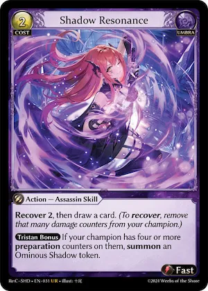 Shadow Resonance #31 – Tristan, Shadowdancer Re:Collection Lite