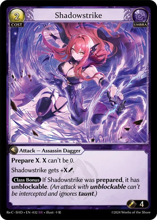 Shadowstrike #32 – Tristan, Shadowdancer Re:Collection Lite