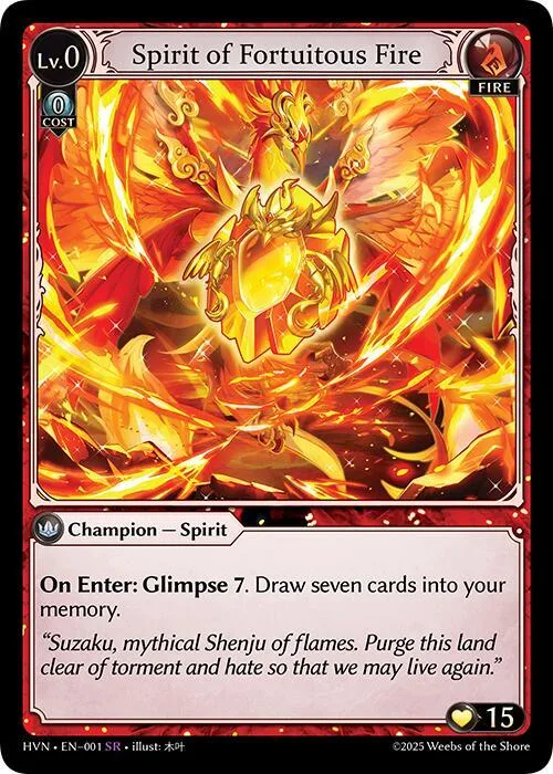Spirit of Fortuitous Fire #1 – Abyssal Heaven