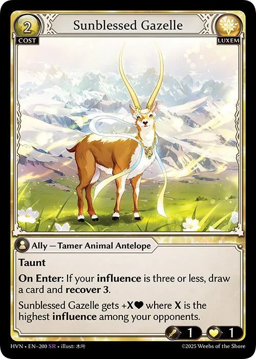 Sunblessed Gazelle #200 – Abyssal Heaven