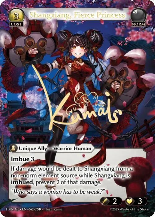 Shangxiang, Fierce Princess (CSR) #62 – Abyssal Heaven