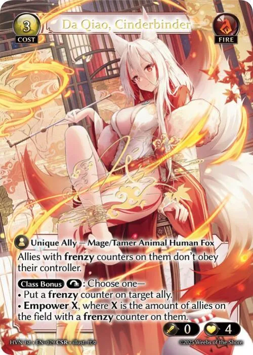Da Qiao, Cinderbinder (CSR) #79 – Abyssal Heaven