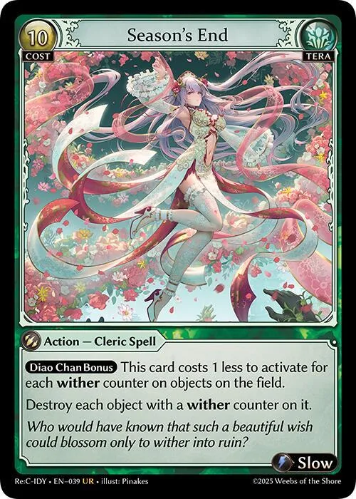 Season's End #39 – Diao Chan Re: Collection, Idyll Corsage