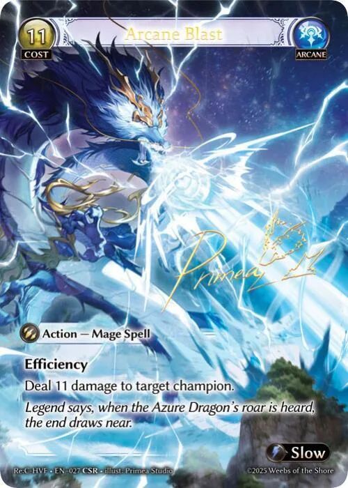 Arcane Blast (CSR) #27 – Guo Jia Re: Collection, Heaven’s Favored