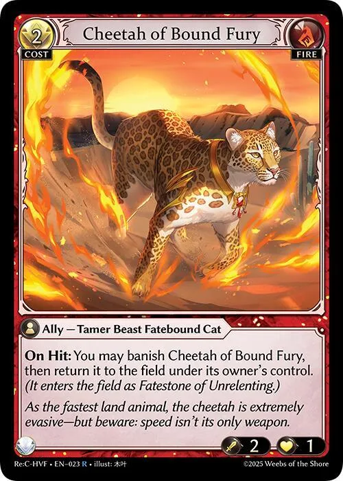 Cheetah of Bound Fury #23 – Guo Jia Re: Collection, Heaven’s Favored