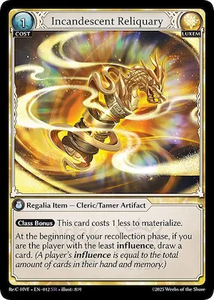 Incandescent Reliquary #12 – Guo Jia Re: Collection, Heaven’s Favored