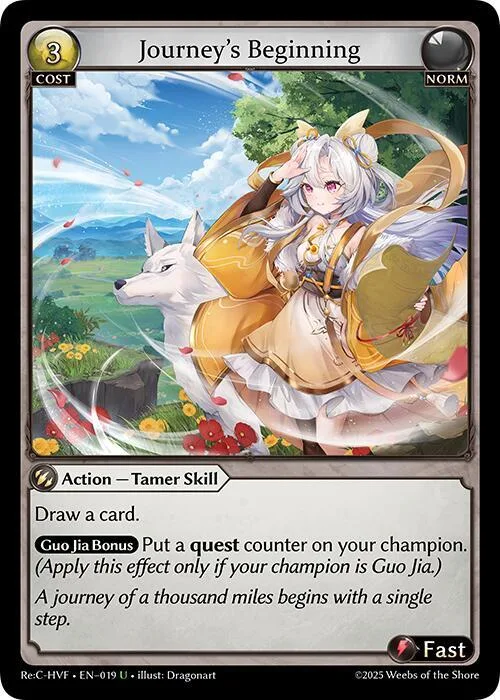 Journey's Beginning #19 – Guo Jia Re: Collection, Heaven’s Favored