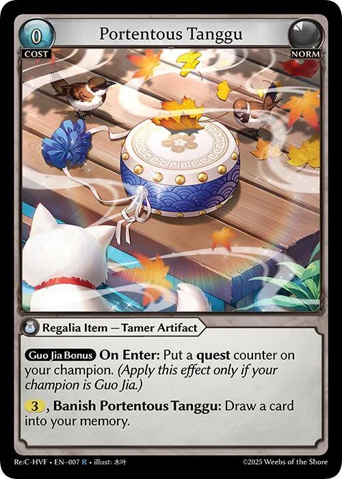 Portentous Tanggu #7 – Guo Jia Re: Collection, Heaven’s Favored