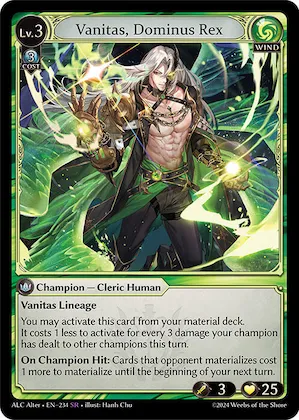 Vanitas, Dominus Rex #234 – Alchemical Revolution Alter Edition