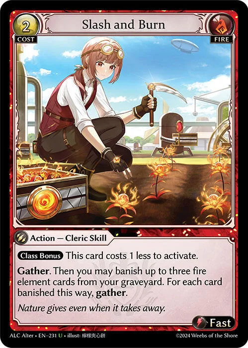 Slash and Burn #231 – Alchemical Revolution Alter Edition