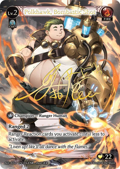 Polkhawk, Bombastic Shot (CSR) #16 – Alchemical Revolution Alter Edition