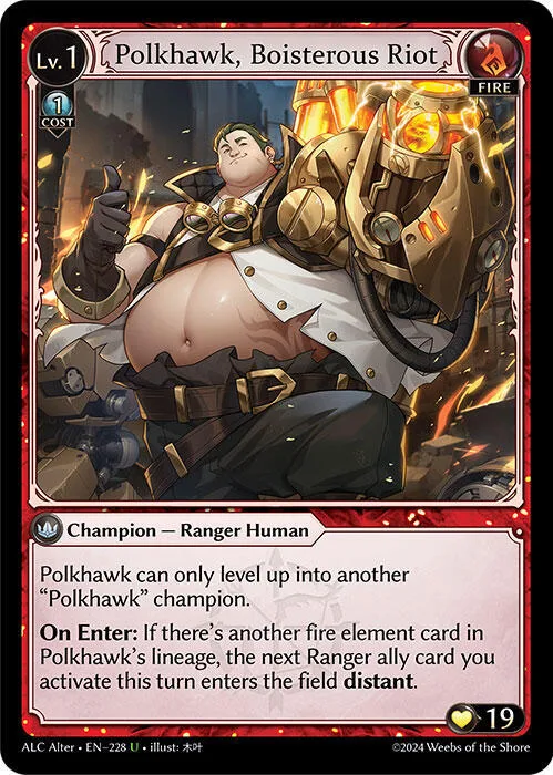 Polkhawk, Boisterous Riot #228 – Alchemical Revolution Alter Edition