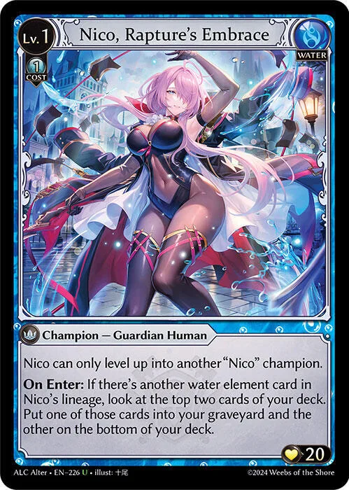 Nico, Rapture's Embrace #226 – Alchemical Revolution Alter Edition