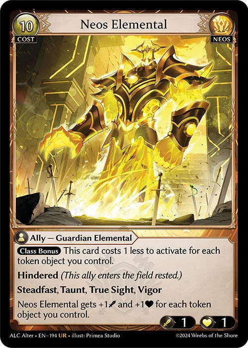 Neos Elemental #194 – Alchemical Revolution Alter Edition