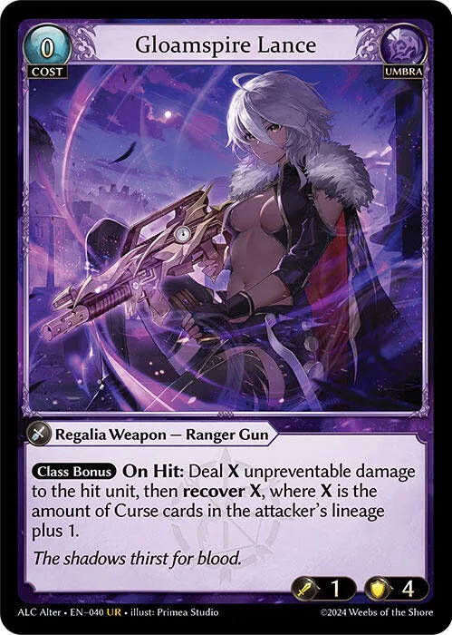 Gloamspire Lance #40 – Alchemical Revolution Alter Edition