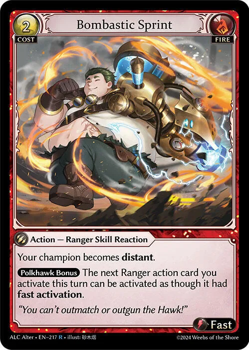 Bombastic Sprint #217 – Alchemical Revolution Alter Edition