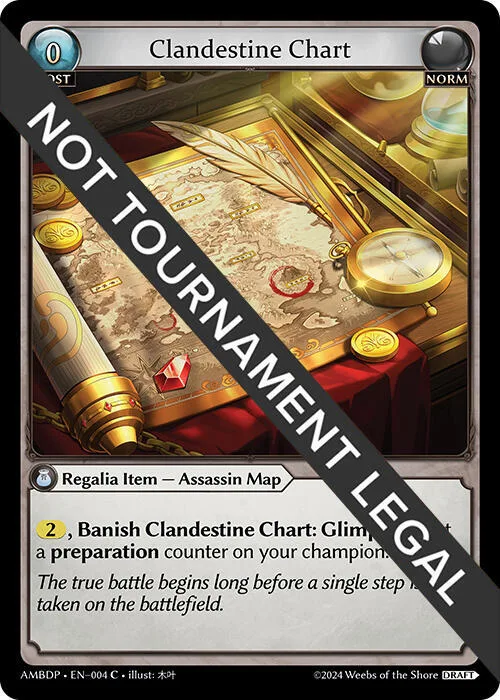 Clandestine Chart #4 – Mortal Ambition Draft Pack