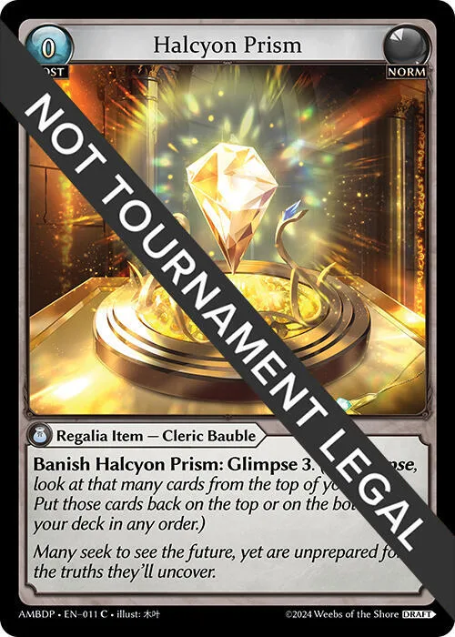 Halcyon Prism #11 – Mortal Ambition Draft Pack