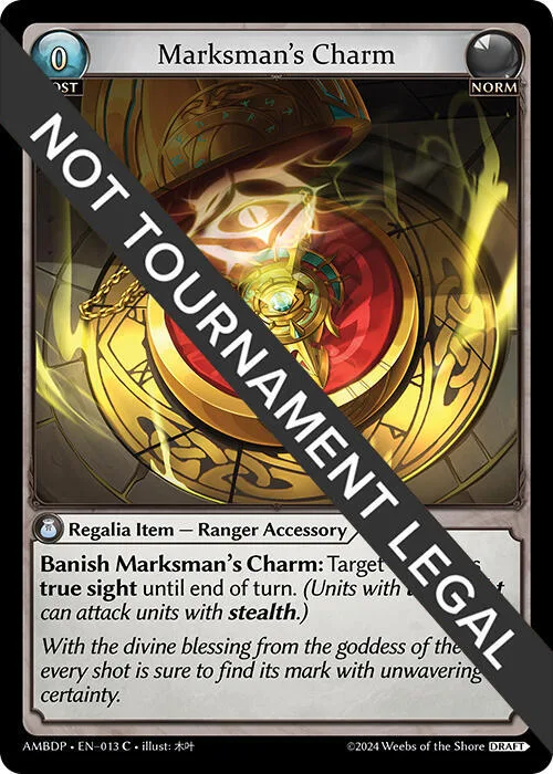 Marksman's Charm #13 – Mortal Ambition Draft Pack