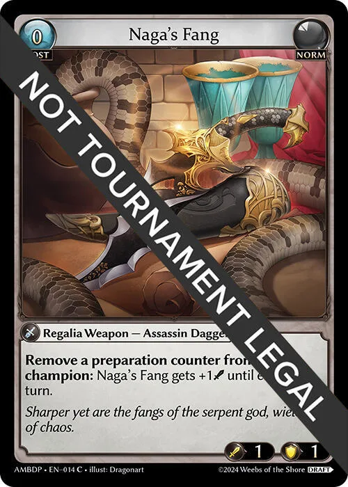 Naga's Fang #14 – Mortal Ambition Draft Pack