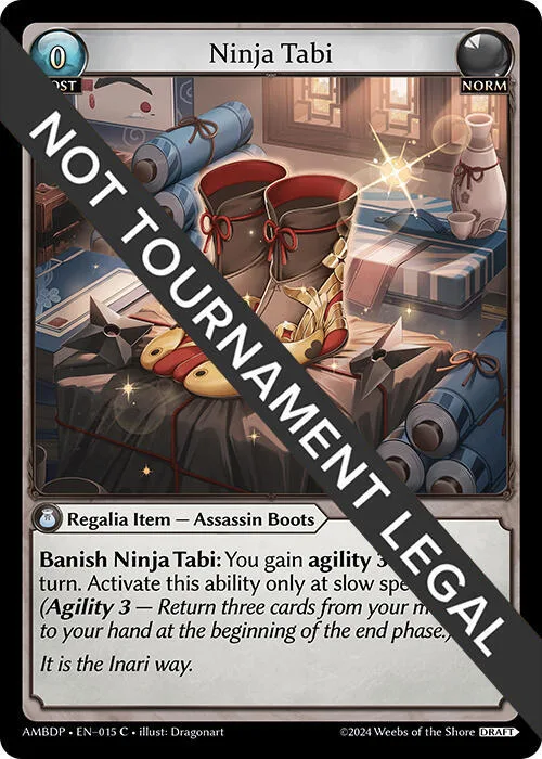 Ninja Tabi #15 – Mortal Ambition Draft Pack