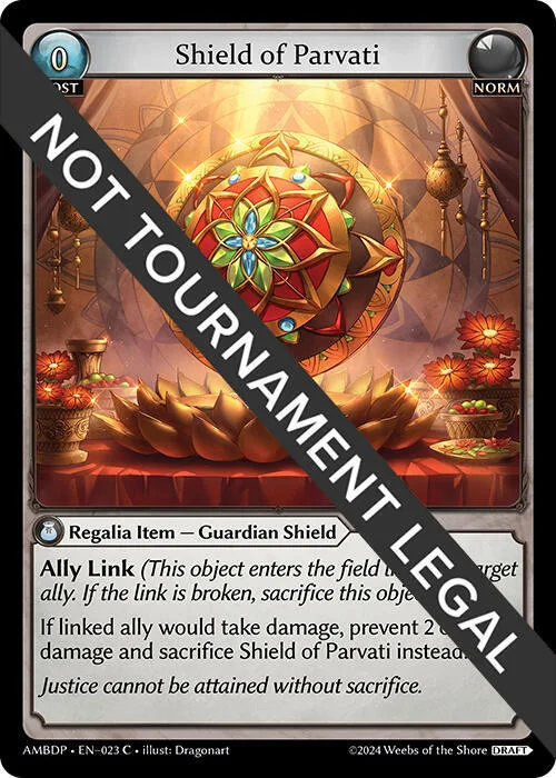 Shield of Parvati #23 – Mortal Ambition Draft Pack