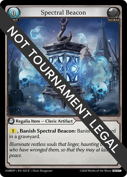 Spectral Beacon #25 – Mortal Ambition Draft Pack