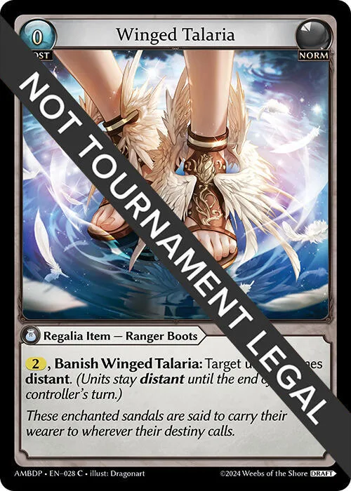 Winged Talaria #28 – Mortal Ambition Draft Pack