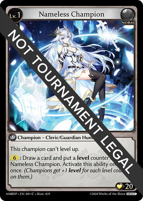 Nameless Champion (Cleric/Guardian) #1 – Mortal Ambition Draft Pack