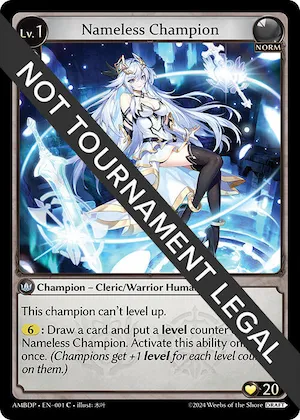 Nameless Champion (Cleric/Warrior) #1 – Mortal Ambition Draft Pack