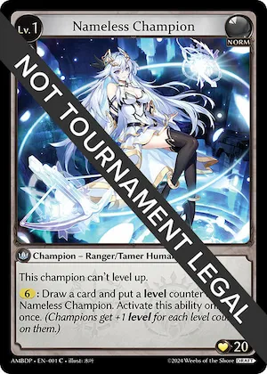 Nameless Champion (Ranger/Tamer) #1 – Mortal Ambition Draft Pack