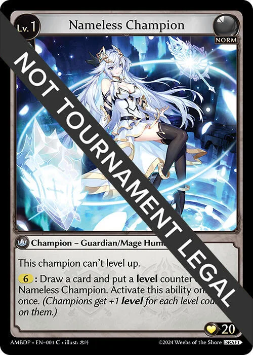 Nameless Champion (Guardian/Mage) #1 – Mortal Ambition Draft Pack